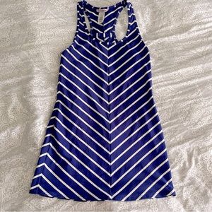 Juicy Couture blue and white swim cover up S